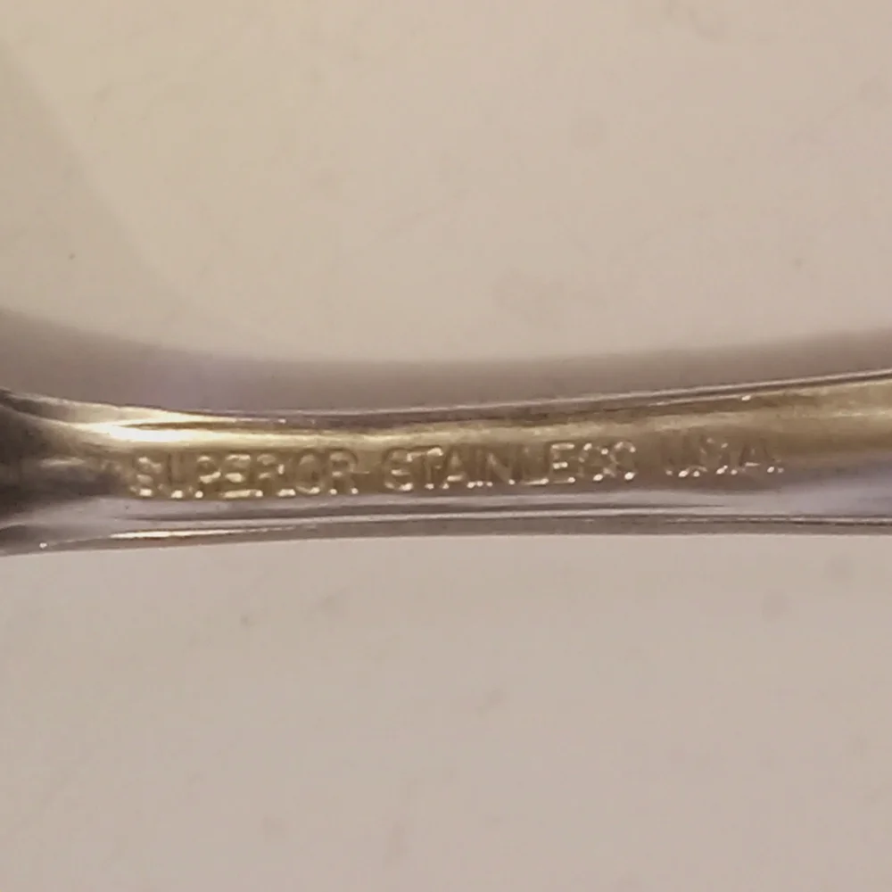 International Superior RADIANCE ROSE Spoons Lot Of 2